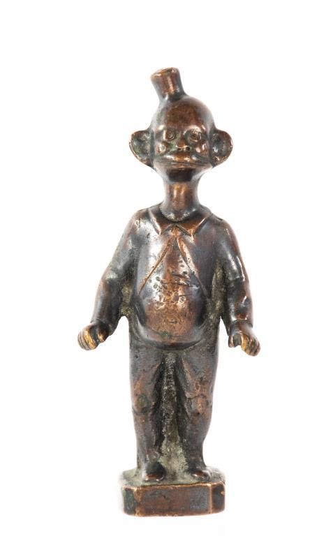 Racist African-American Bronze Paperweight (1 of 7)