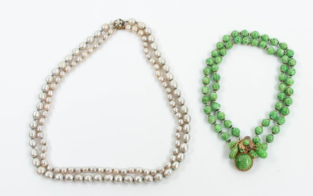 Two Miriam Haskell Necklaces (1 of 10)
