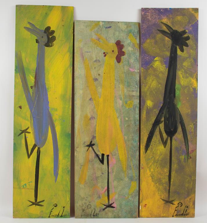 Ernest Lee, S. Carolina Folk Art Paintings (1 of 5)