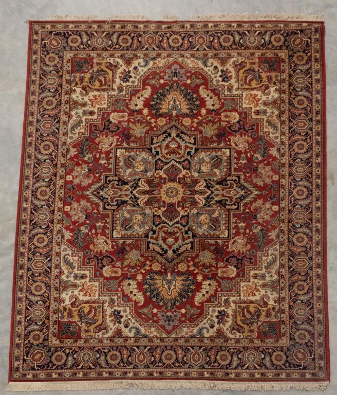 Shahistan Worsted Wool Carpet, 8'3"W, 11'L (1 of 3)