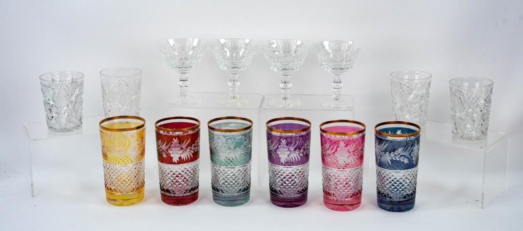 Waterford Maeve, Libbey, Bohemian Glasses (1 of 7)