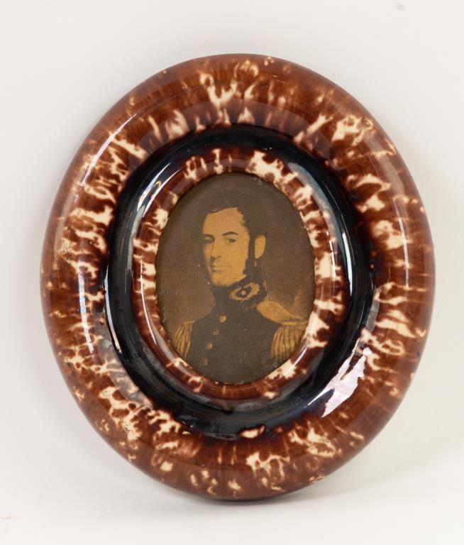 Rockingham Glaze Oval Picture Frame (1 of 5)