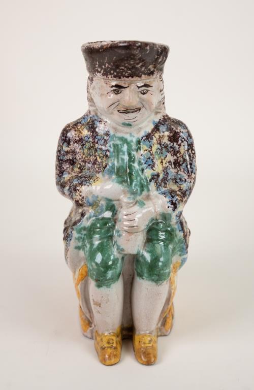 19th C. Spatterware Toby Jug (1 of 6)
