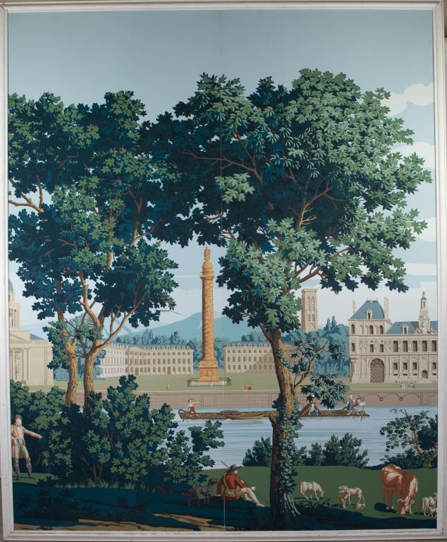 Two French Scenic Wallpaper Panels (1 of 7)