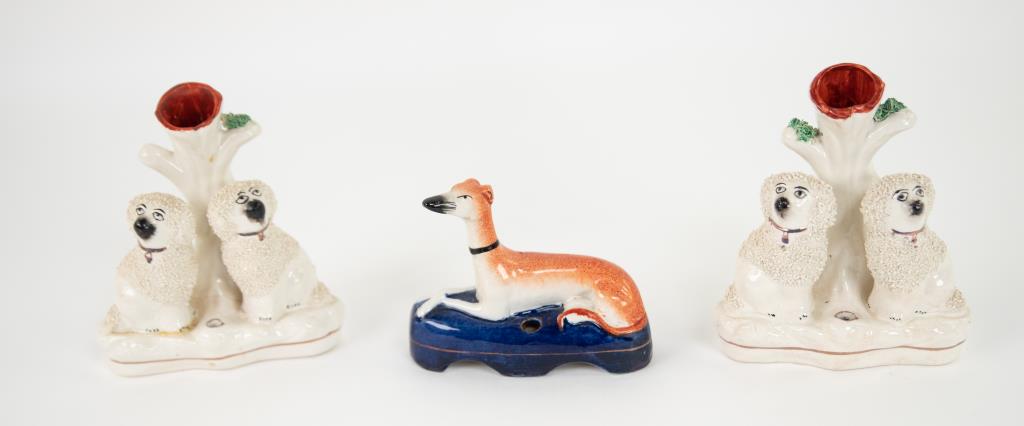 Staffordshire Spills & Pen Holders (1 of 7)