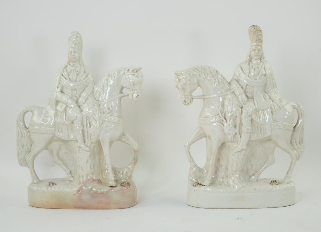 Pr. Staffordshire Hunter Figures on Horseback (1 of 7)
