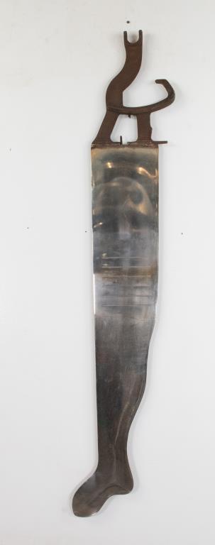c. 1920s Stocking Manufacturing Leg Form (1 of 6)