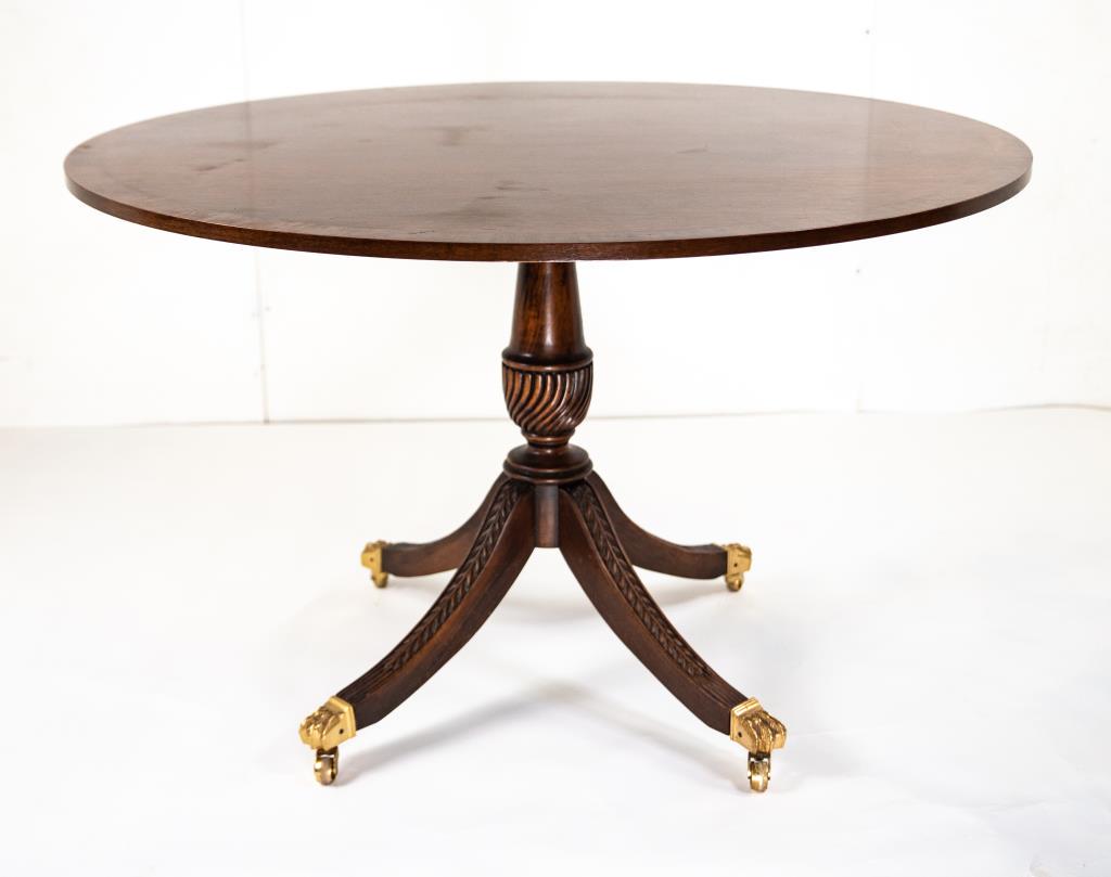 Regency Style Round Dining Table (1 of 6)