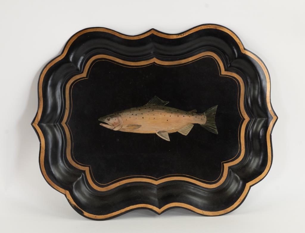 Hand Painted Tole Tray (1 of 4)