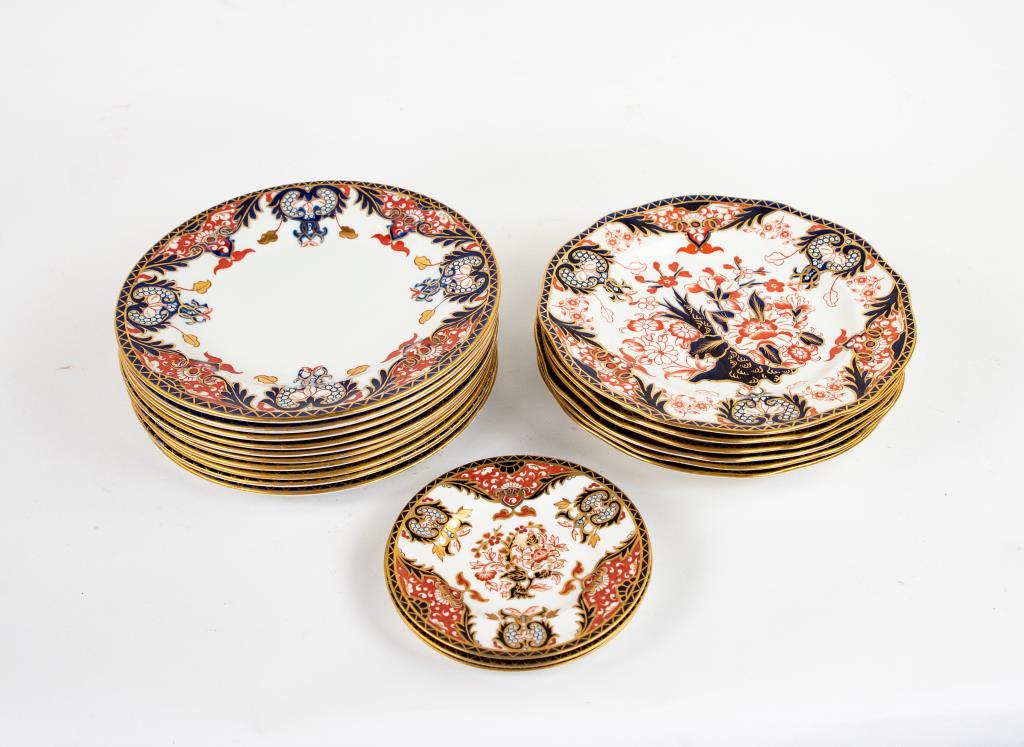 Royal Crown Derby Imari King's Pattern Plates (1 of 2)