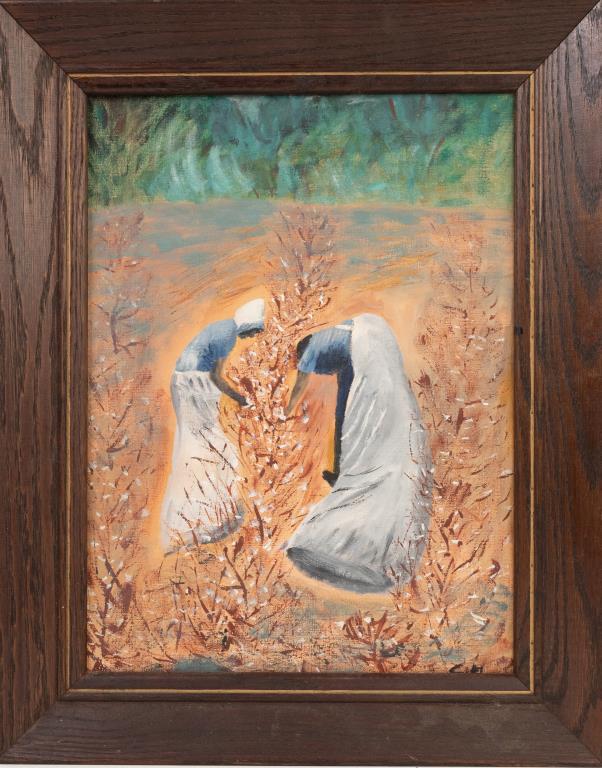 Southern Painting of Cotton Pickers (1 of 5)