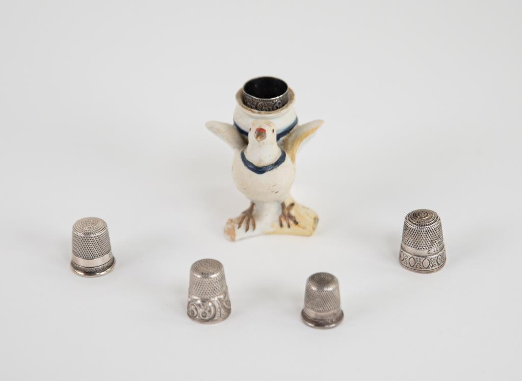 Antique & Vintage Thimbles for Sale in Online Auctions