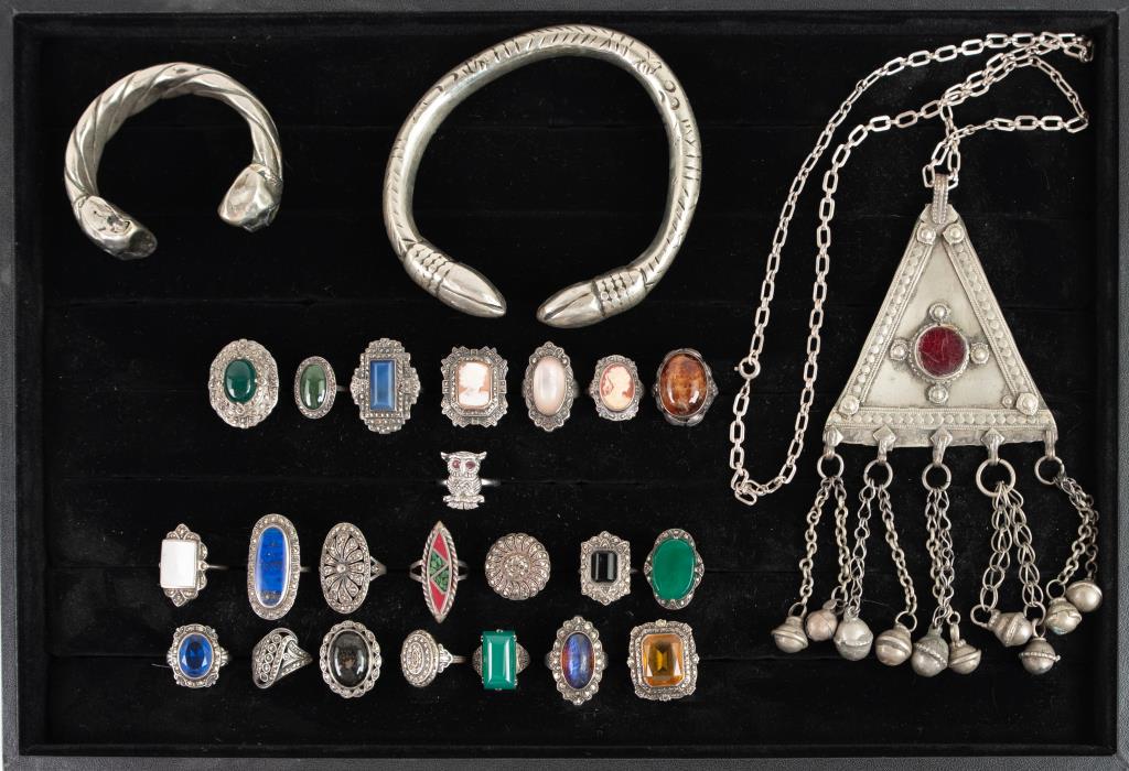 Lot of Sterling and Costume Jewelry (1 of 6)