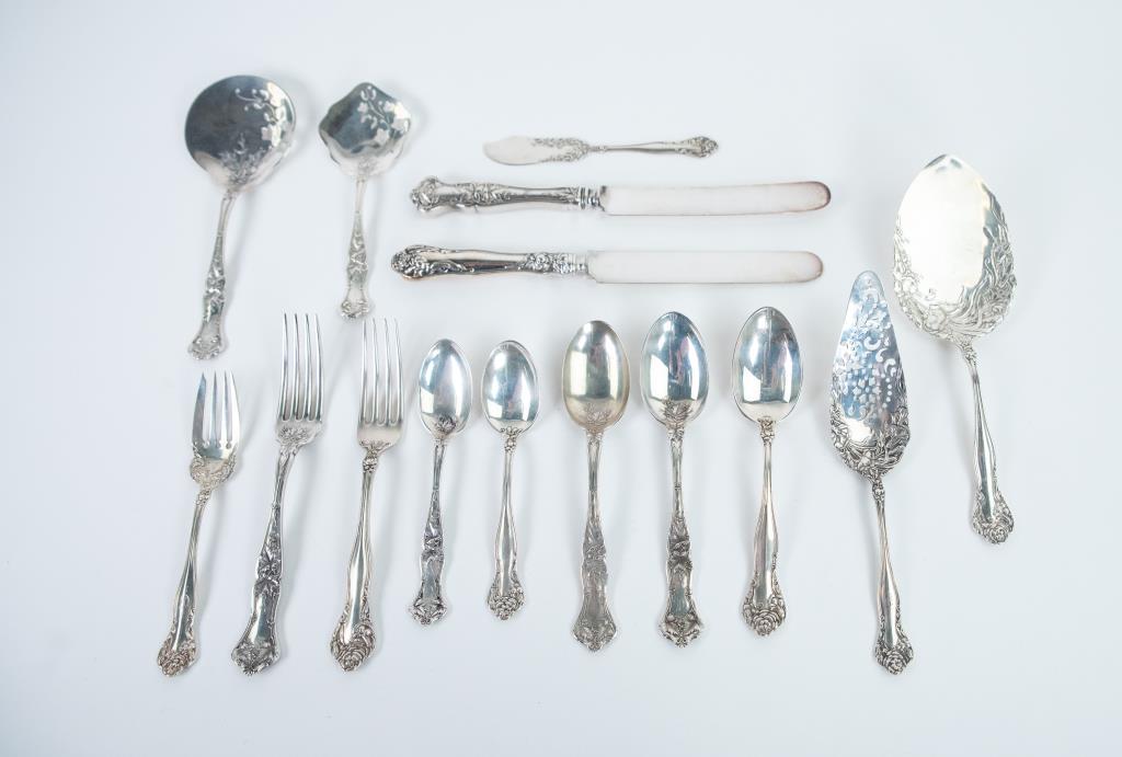 Simpson, Hall, Miller Sterling Silver Flatware (1 of 6)