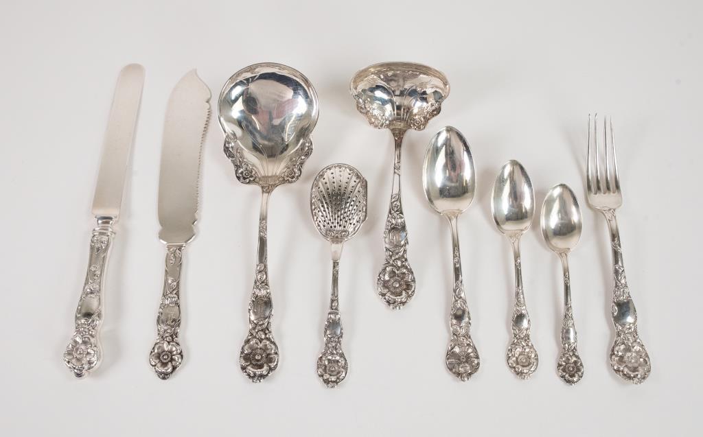 Mechanics Watson Sterling "Wild Rose" Flatware (1 of 4)