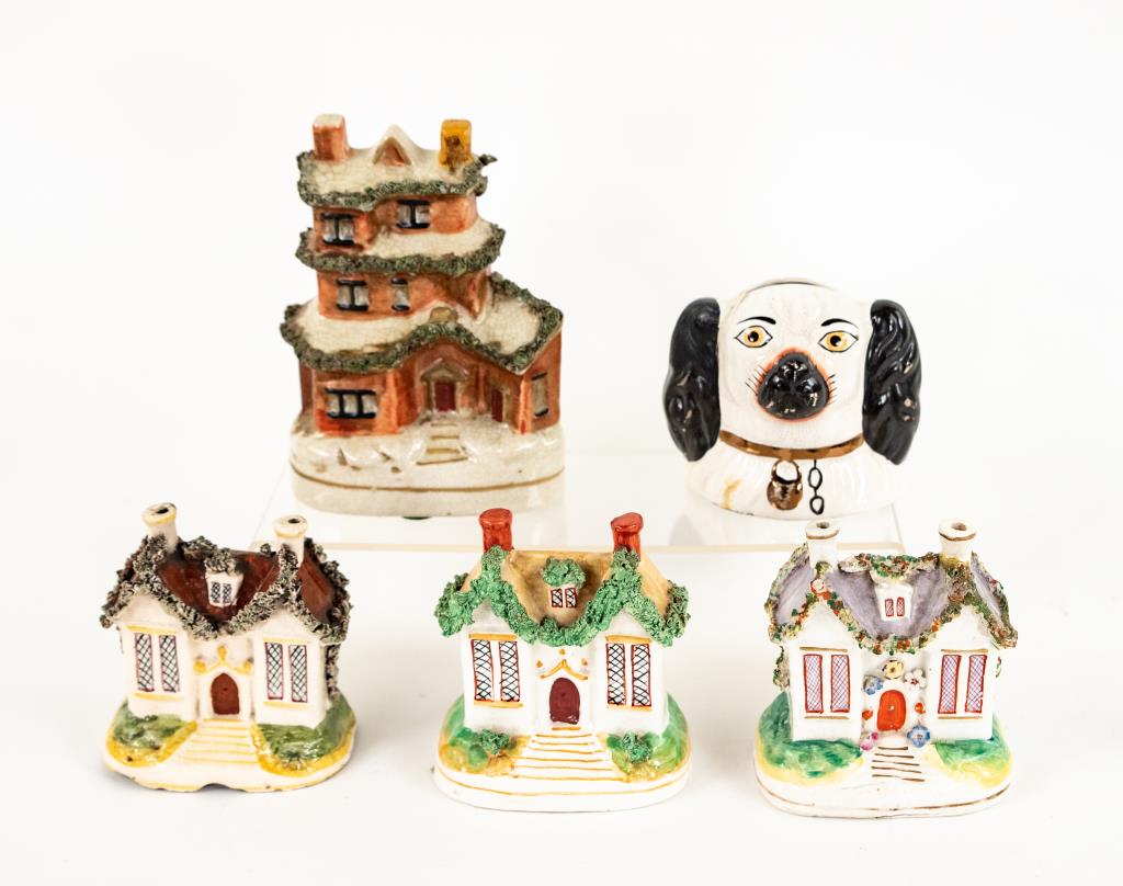 Lot of 5 Staffordshire Banks (1 of 13)