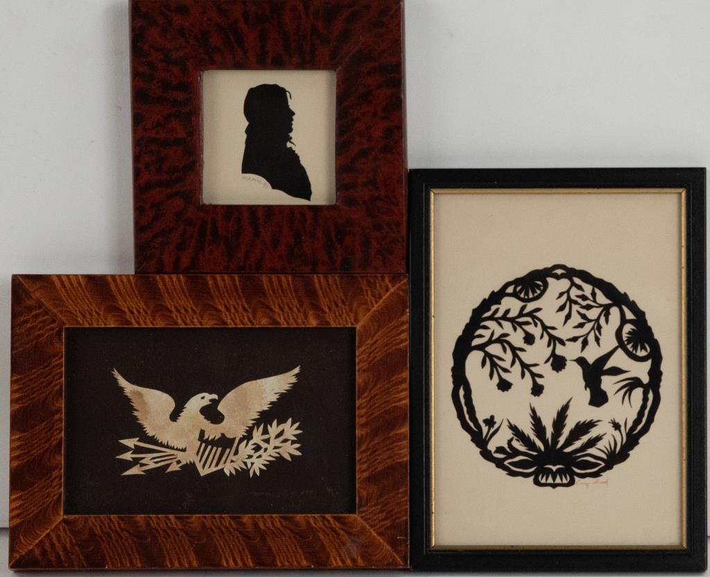 3 Pcs. Schenrenschnitte Cut Paper Folk Art (1 of 6)