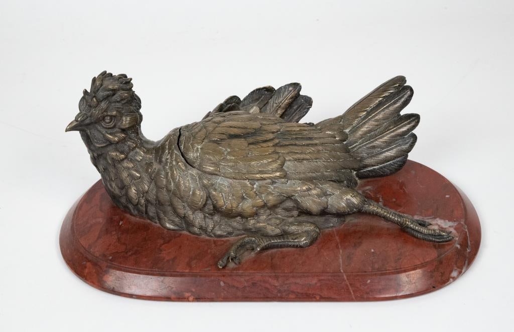 Bronze Bird Inkwell (1 of 6)