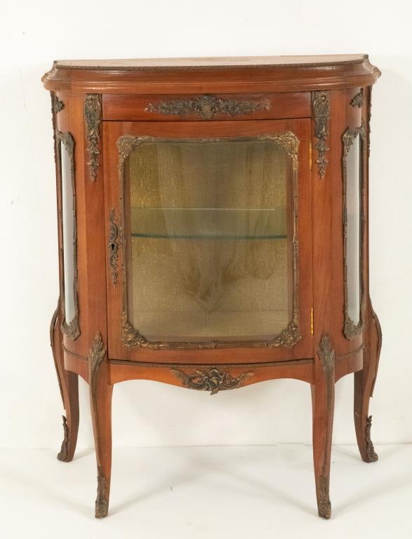 Louis XVI Style Ormolu-Mounted Vitrine (1 of 10)