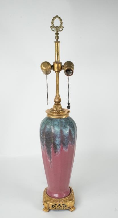 Large Fulper Pottery Lamp (1 of 10)