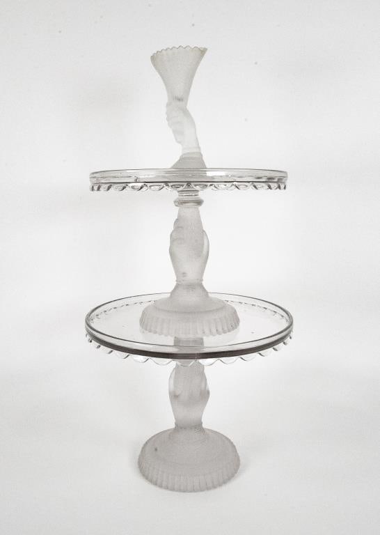 Hobbs Salvers / Cake Stands w/ Hand Stems (1 of 9)