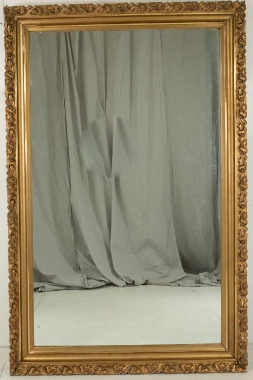 Large Gilt Wood Frame w/ Mirror (1 of 4)