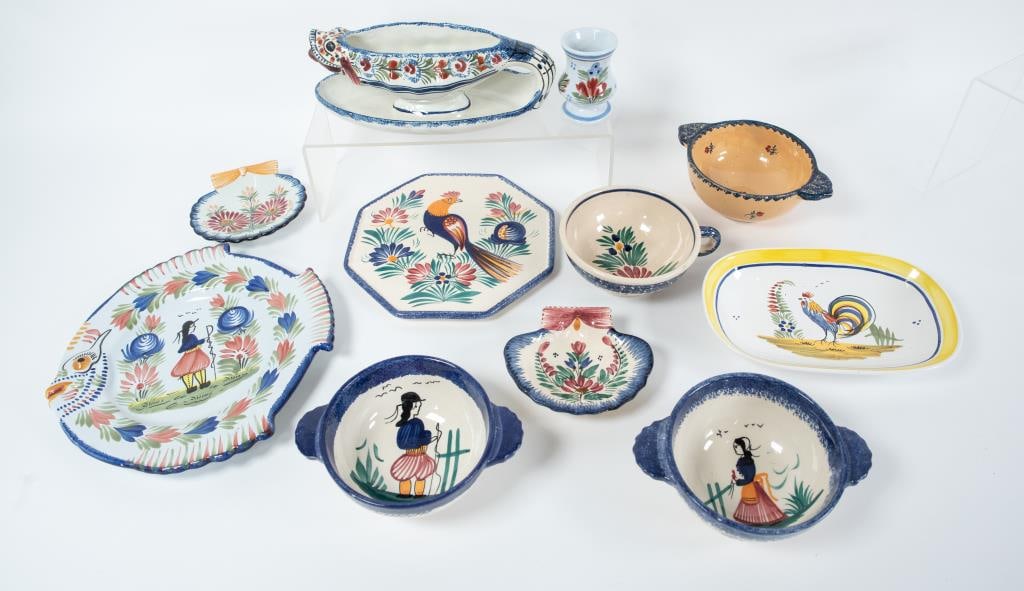 French Quimper Faience Pottery (1 of 13)