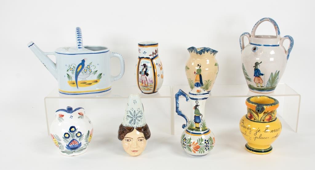 French Quimper Faience Pottery (1 of 11)