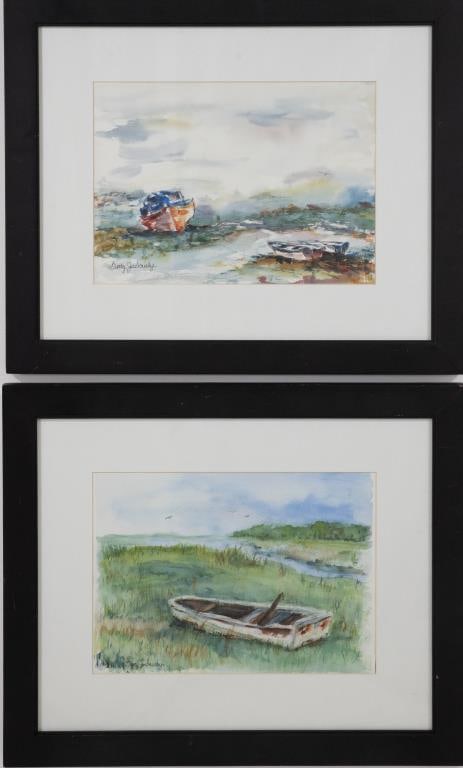 Pair of Framed Southern Watercolors (1 of 7)