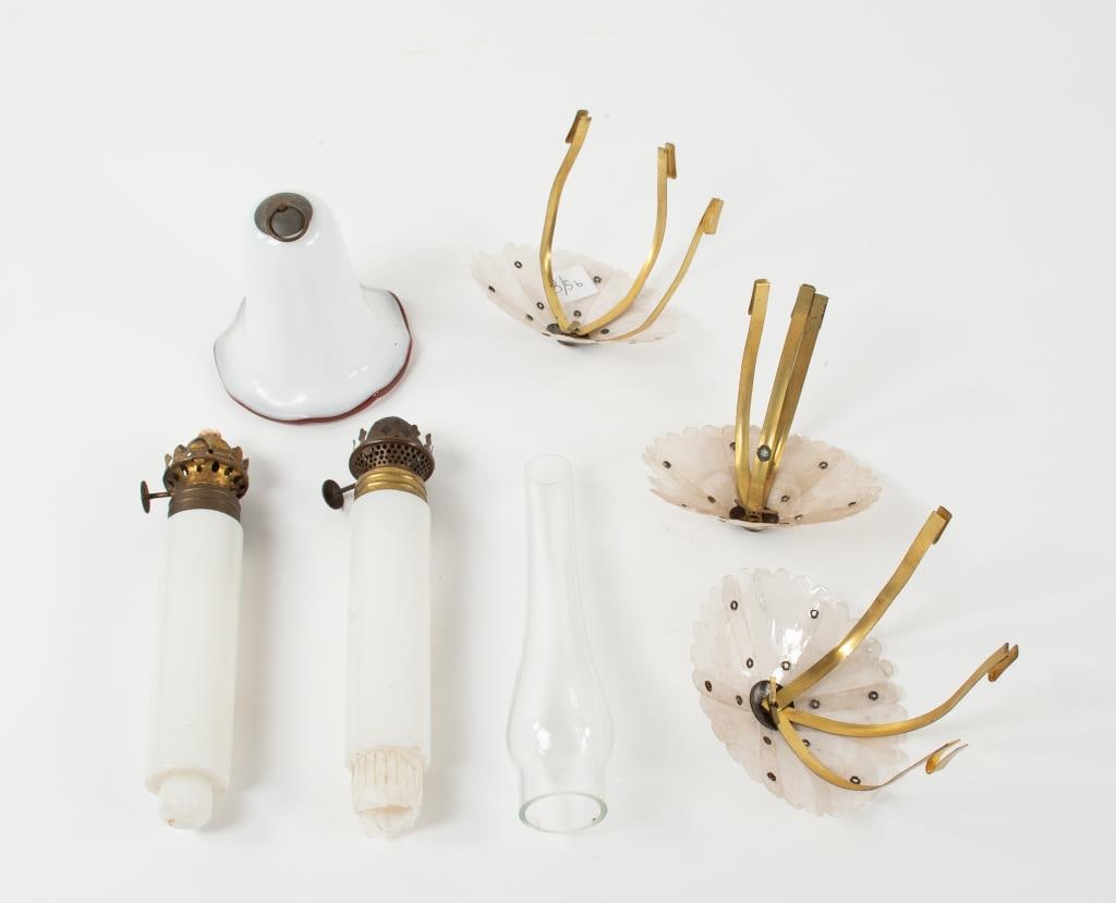 Lot of Early Lamp Accessories (1 of 10)