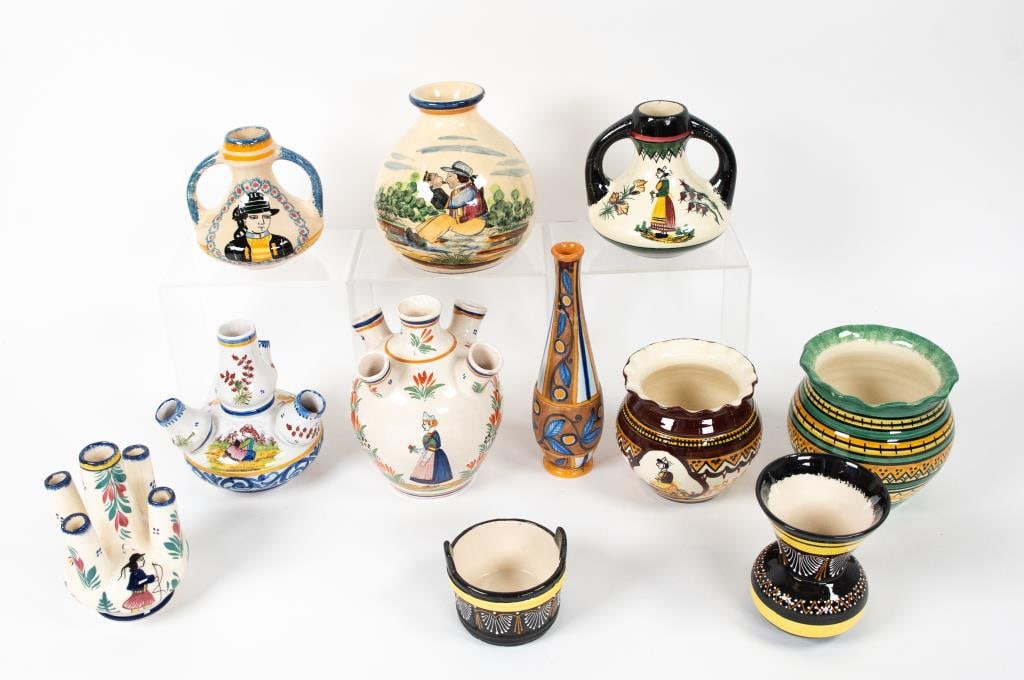 French Quimper Faience Pottery (1 of 7)