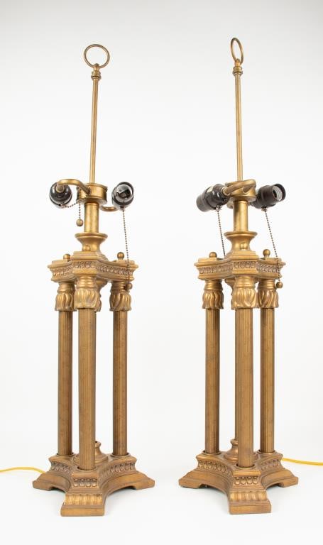 Pr. of Neoclassical Style Table Lamps (1 of 6)