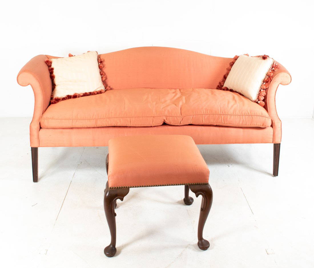 Chippendale Sofa & Bench, Otto Zenke Auction