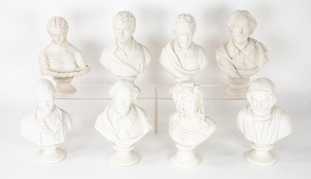 8 Bevington & Other Parian Busts (1 of 5)