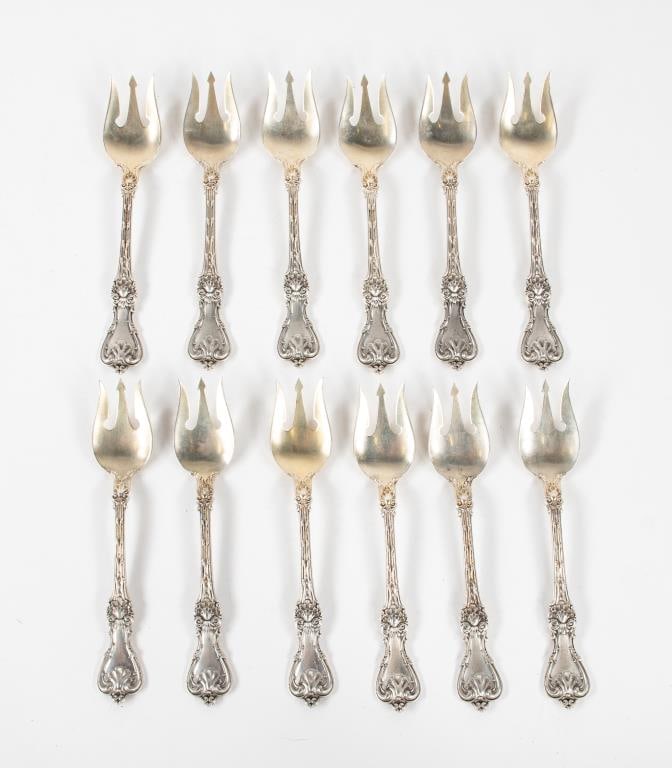 Whiting King Edward Sterling Ice Cream Forks (1 of 3)