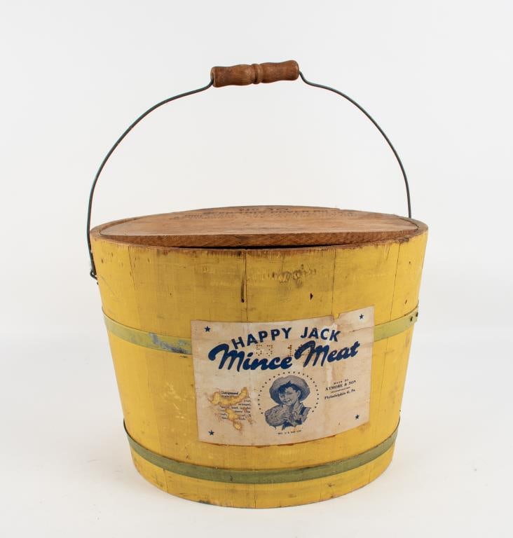 Country Store Mince Meat Wooden Bucket (1 of 9)