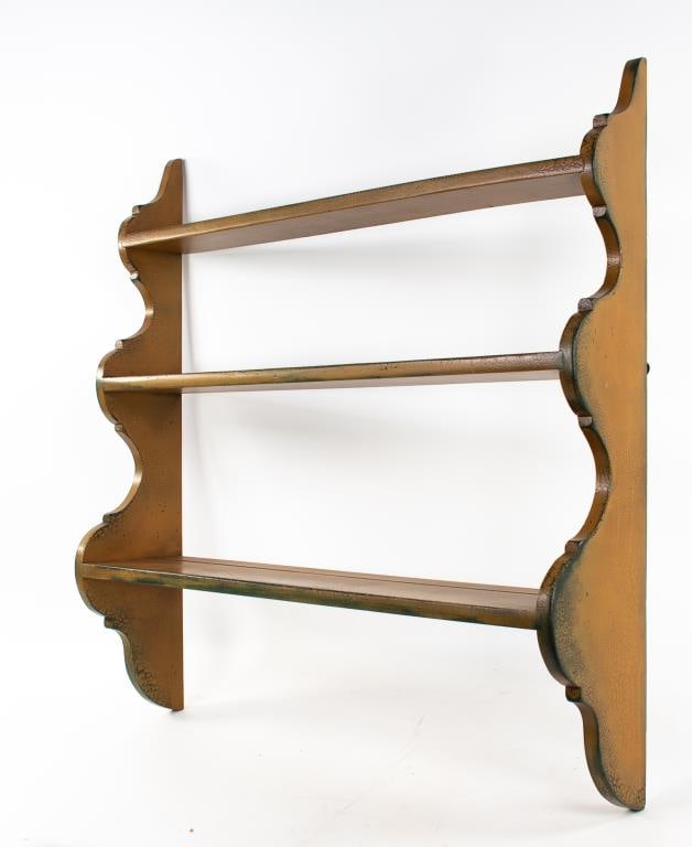 Country Painted Hanging Shelf (1 of 5)