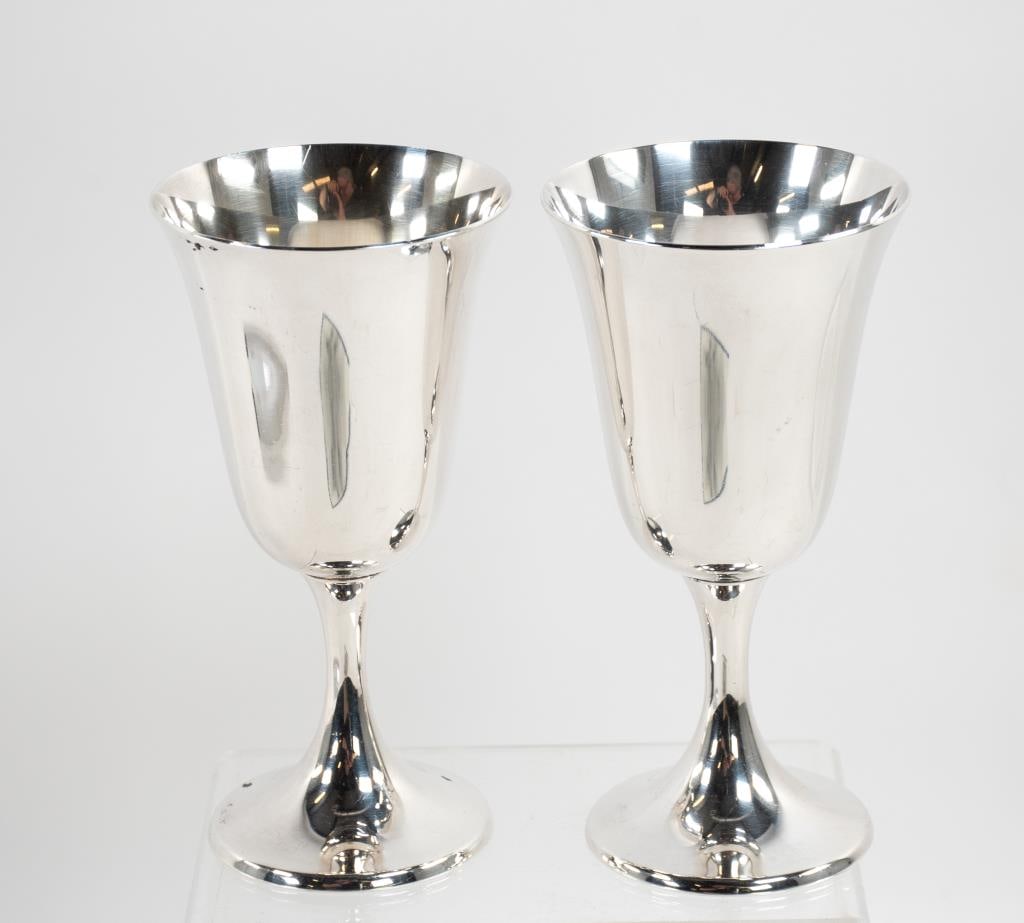 Two Gorham Puritan Sterling Silver Goblets (1 of 3)