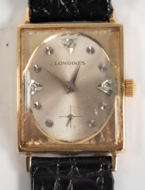 Longines 14kt YG Diamond Wristwatch (1 of 2)