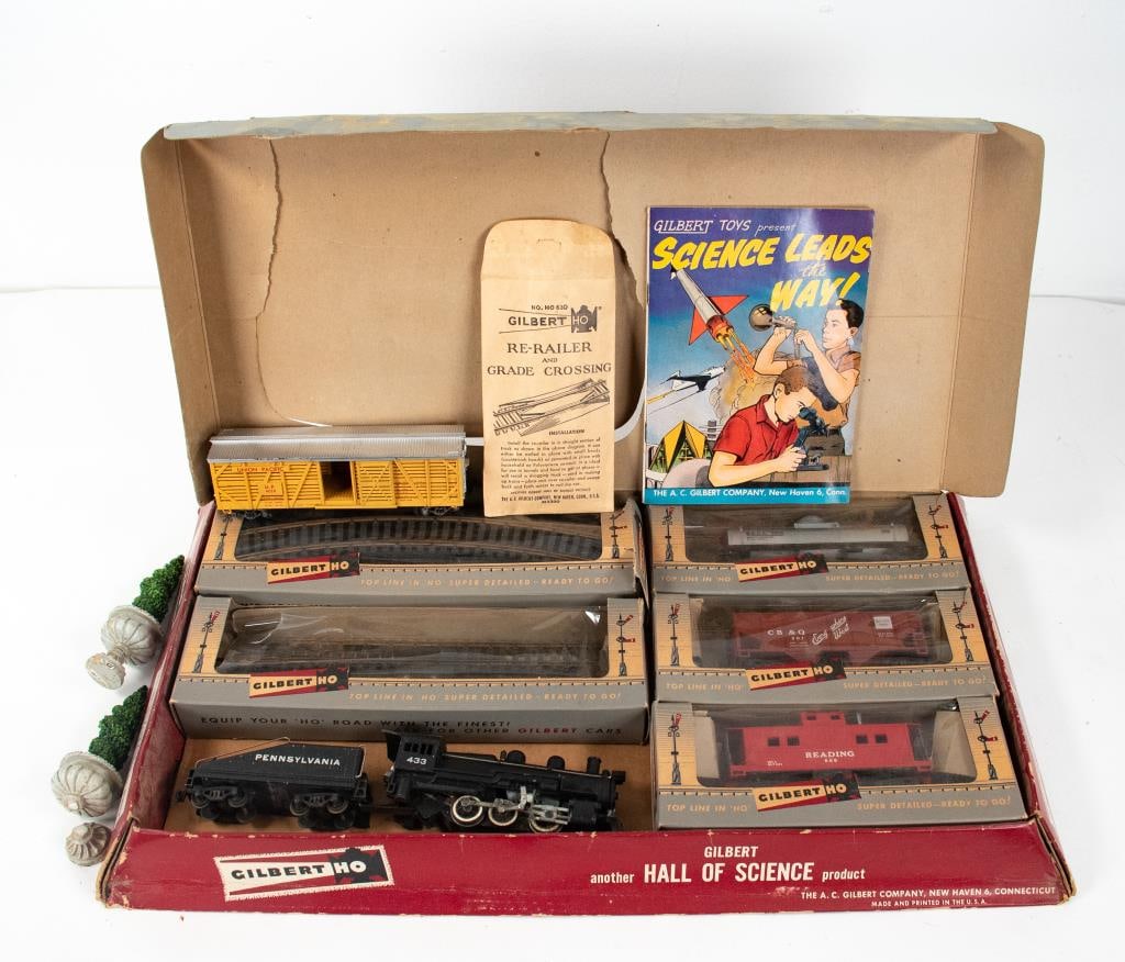 Gilbert HO-320 Penn. Switcher Freight Train Set (1 of 7)