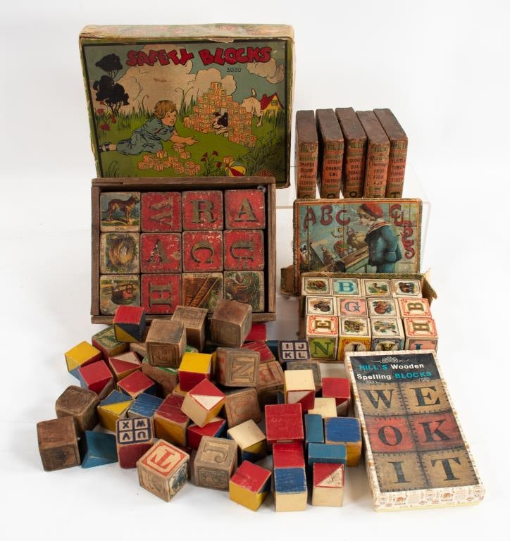 Early Wood Blocks--Paper Litho, Etc. (1 of 9)