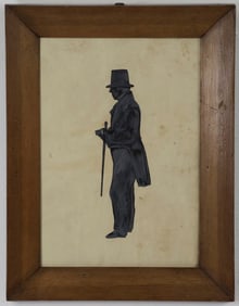 Cut and Paste Silhouette of Gentleman