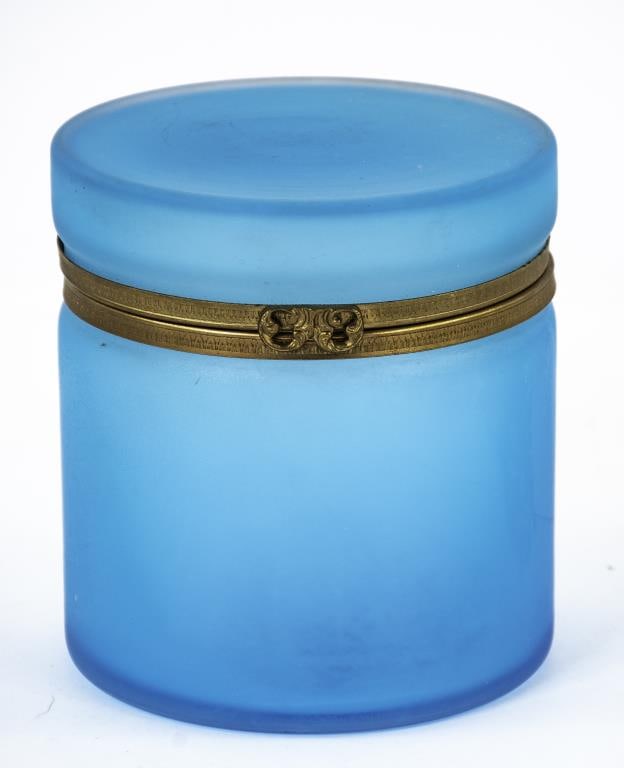 Vintage Murano Blue Glass Box (1 of 7)