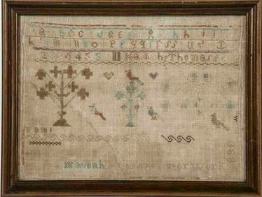 Dated 1836 Needlework Sampler