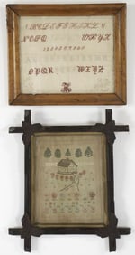 Embroidered Sampler & Folk Art Needlework