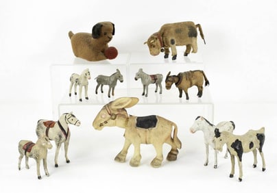 Early German & Other Assorted Animal Figures
