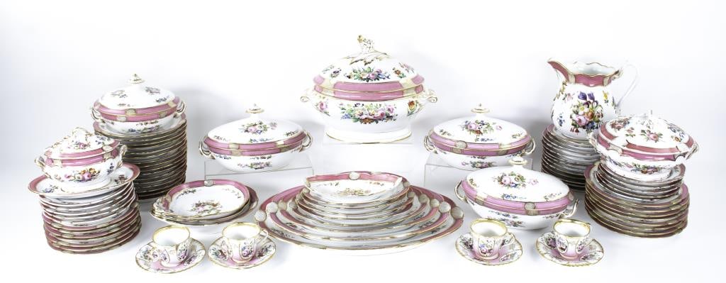 82 Pieces Old Paris Porcelain (1 of 9)