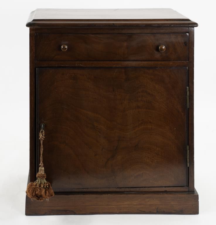 19th C. Miniature Mahogany Cabinet (1 of 7)