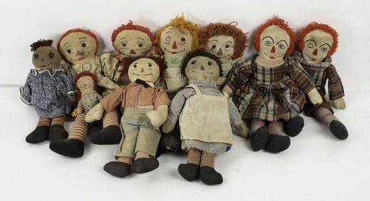 Volland & Other Early Raggedy Ann & Andy Dolls