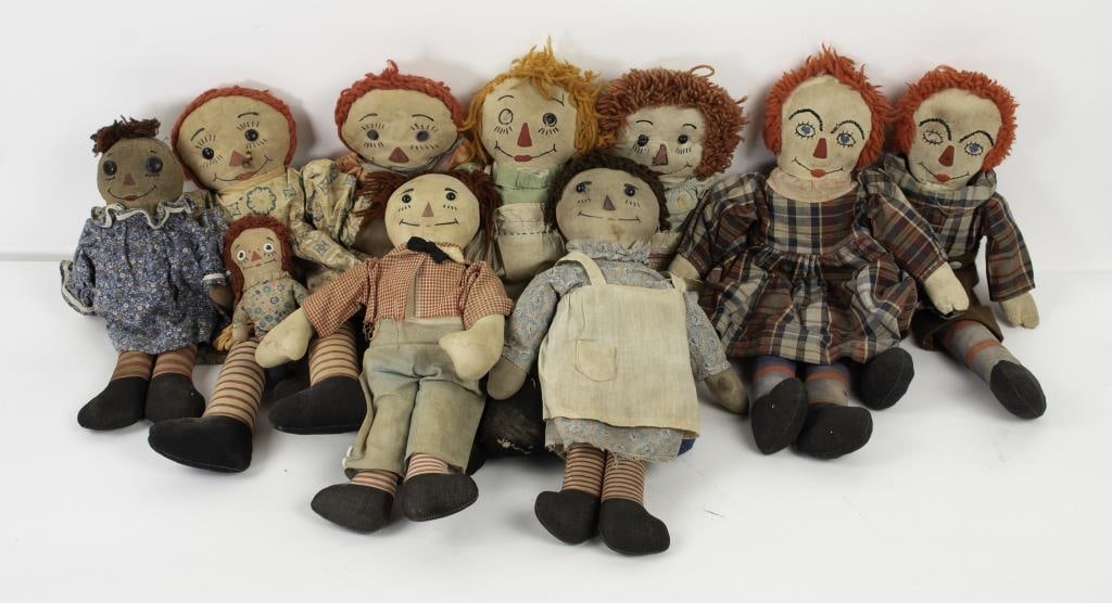 Volland & Other Early Raggedy Ann & Andy Dolls (1 of 16)